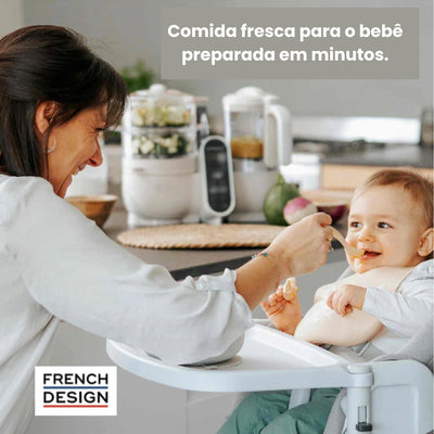 Processador De Alimentos Babymoov Duo Meal Station 6 em 1 Mineral Beige - Preservação de nutrientes