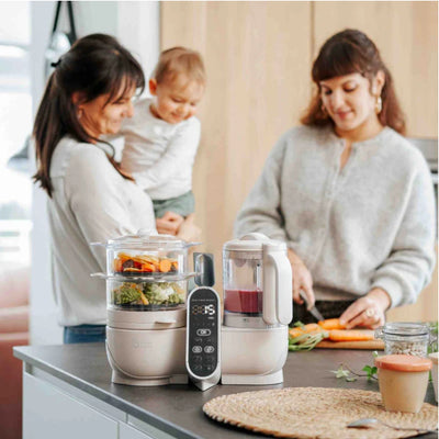 Processador De Alimentos Babymoov Duo Meal Station 6 em 1 Mineral Beige - Materiais seguros e garantia vitalícia
